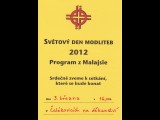 Světový den modliteb v Čelákovicích 3. 3. 2012 - ekumenické shromáždění na děkanství římskokatolické církve